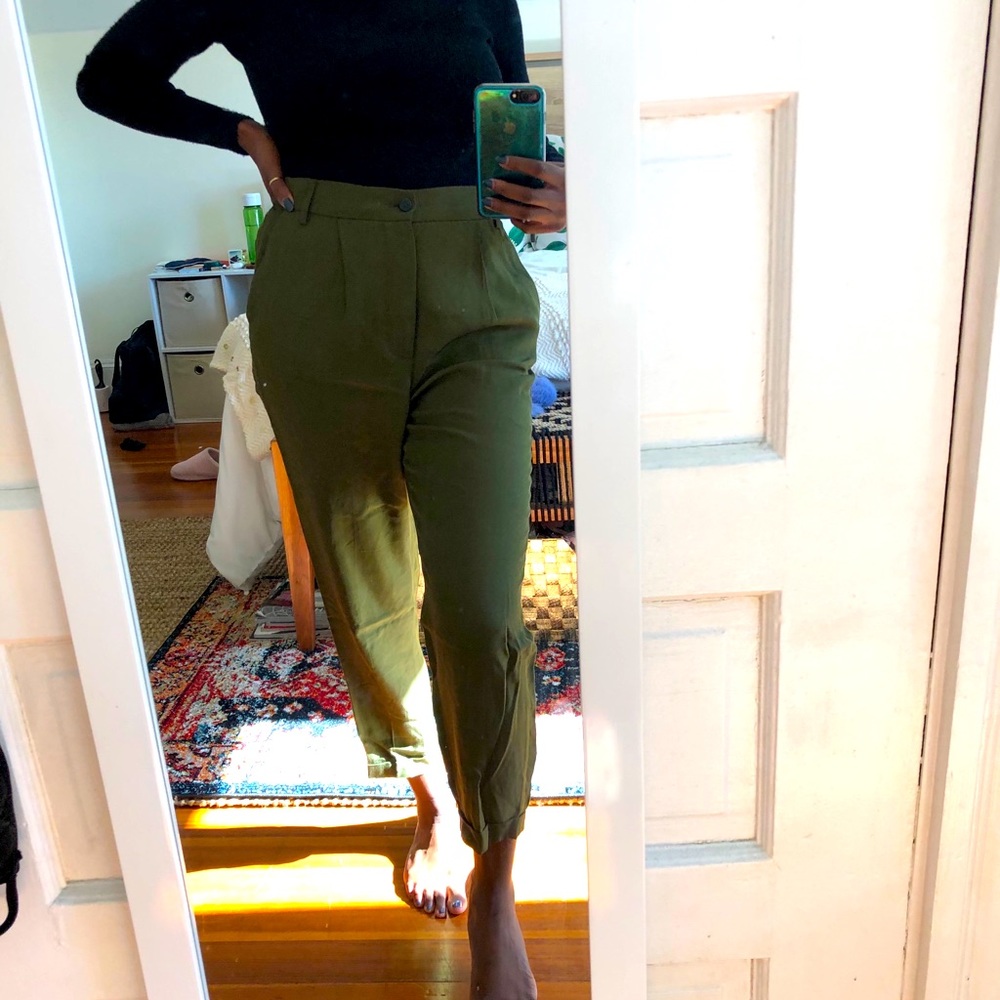 Zara Olive Dress Pant